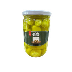 فلفل مكسيكي محشي لبنة وزن 660 غرام